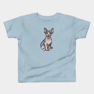 Sphynx Cat (Small Print) Kids T-Shirt